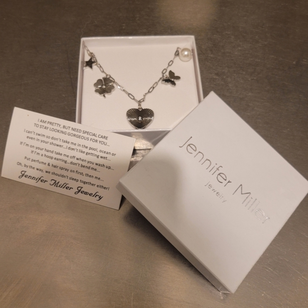 JENNIFER MILLER Heart Charm Necklace - Picture 4 of 8